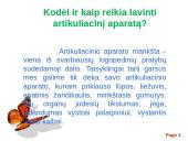 Artikuliacinio aparato pratimai 2 puslapis