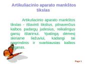 Artikuliacinio aparato pratimai 3 puslapis