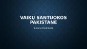 Vaikų santuokos Pakistane