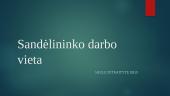 Sandėlininko darbo vieta