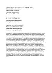 "Prie didelio kelio" interpretacija