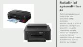Spausdintuvų paskirtis ir rūšys 9 puslapis