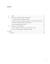 Orfėjo mito transformacijos J. Fowles kūryboje 2 puslapis