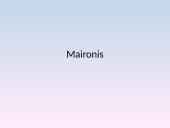 Maironis - biografija, kūriniai