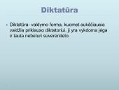 Diktatūra. Diktatūros bruožai. Valdymo būdai 2 puslapis