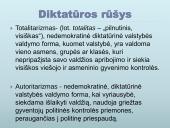 Diktatūra. Diktatūros bruožai. Valdymo būdai 8 puslapis