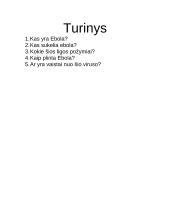 Ebolos virusinė liga ir jos sukelėjai 2 puslapis