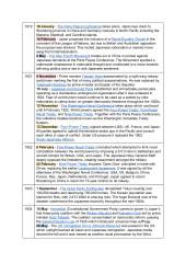 Timeline of Key Events. History of Japan 3 puslapis