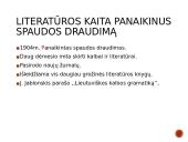 Literatūros kaita po spaudos draudimo 2 puslapis