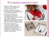 Stalo servetėlių lankstymas 7 puslapis