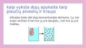 ﻿Dujų apykaita plaučiuose ir audiniuose 8 puslapis
