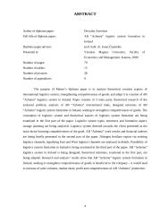 AB „Achema“ logistikos sistemos kūrimas Airijoje  4 puslapis