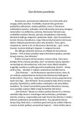 "Don Kichoto" paveikslas