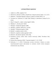 Temperatūrinių krovinių pervežimo optimizavimas logistikos įmonėje 11 puslapis