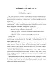 Temperatūrinių krovinių pervežimo optimizavimas logistikos įmonėje 5 puslapis