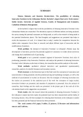 Inovatyvių baldų įvedimo galimybės į Lietuvos rinką 7 puslapis