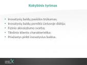 Inovatyvių baldų įvedimo galimybės į Lietuvos rinką (skaidrės) 8 puslapis