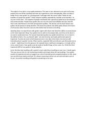 Monologas; tour guide profession