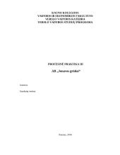 AB „Jonavos grūdai“ praktika