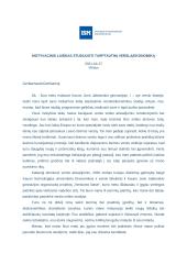 Motyvacinis laiškas studijuoti tarptautinį verslą/ekonomiką