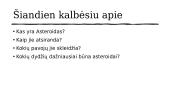 Kas yra asteroidai? 2 puslapis