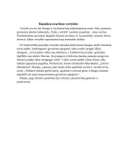 Šiandien svarbios vertybės