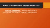 Sisteminis viešojo sektoriaus institucijų veiklos valdymo tobulinimas taikant kokybės vadybos metodus  3 puslapis