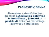 Marketingo planavimas bei valdymas 18 puslapis