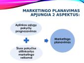 Marketingo planavimas bei valdymas 19 puslapis
