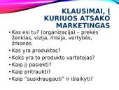Marketingo planavimas bei valdymas 6 puslapis