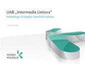 UAB „Intermedix Lietuva" marketingo strategijos tobulinimo planas 10 puslapis