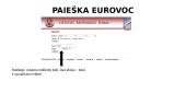 Informacijos paieška Eurovoc ir Lida Tezauruose 2 puslapis