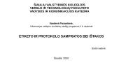 Etiketo ir protokolo sampratos bei ištakos 14 puslapis