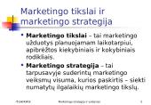 Marketingo strategija ir valdymas 11 puslapis