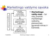 Marketingo strategija ir valdymas 19 puslapis