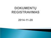 Dokumentų registravimas