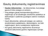 Dokumentų registravimas 5 puslapis