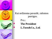 DALYKINIS SUSIRAŠINĖJIMAS SU UŽSIENIO PARTNERIAIS 20 puslapis