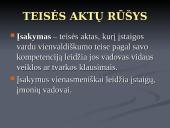 TEISĖS AKTAI IR JAIS TVIRTINAMI DOKUMENTAI 8 puslapis