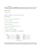 Skaičių vaizdavimo formos, aritmetinės ir bitinės operacijos, rodyklių naudojimas 7 puslapis
