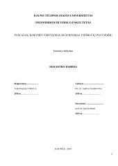 Paslaugų kokybės vertinimas ir gerinimas viešbučių pavyzdžiu 2 puslapis