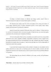 Paslaugų kokybės vertinimas ir gerinimas viešbučių pavyzdžiu 4 puslapis