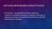 Lietuvos Respublikos konstitucija - pagrindiniai faktai 2 puslapis
