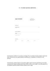 CV – gyvenimo aprašymo analizavimas