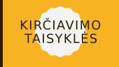 Kirtis ir priegaidės 16 puslapis
