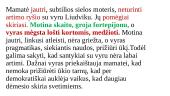 Šatrijos Raganos apysaka ,,Sename dvare“. Mamatės Marijos paveikslas 7 puslapis