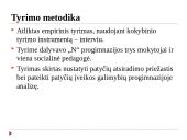 Patyčių priežasčių ir įveikos galimybių analizė progimnazijoje 7 puslapis