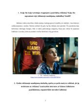 Vartotojų elgsena. Reklamos analizė 3 puslapis