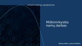 Miškininkystės namų darbas