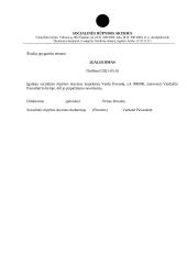 Keli dokumentų pavyzdžiai